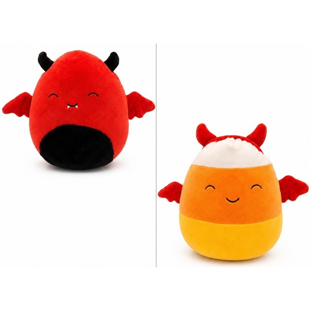 Squishmallows Flip A Mallows Dante Carah 8" Halloween Devil Candy Corn NWT 2023